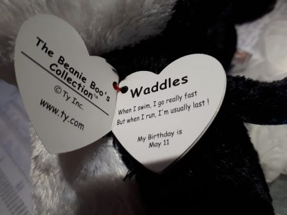 "Waddles" Penguin Beanie Boo Medium - Image 2