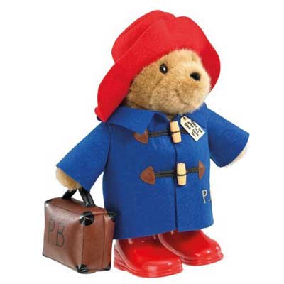 Paddington Bear Large Classic with Boots and Suitcase
