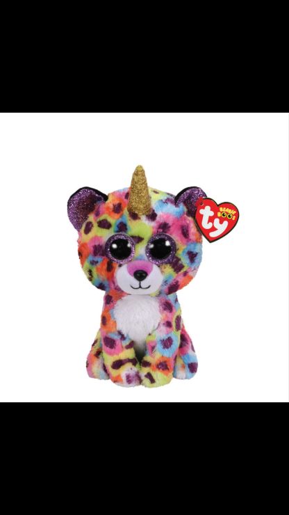 Giselle Leopard Beanie Boo small