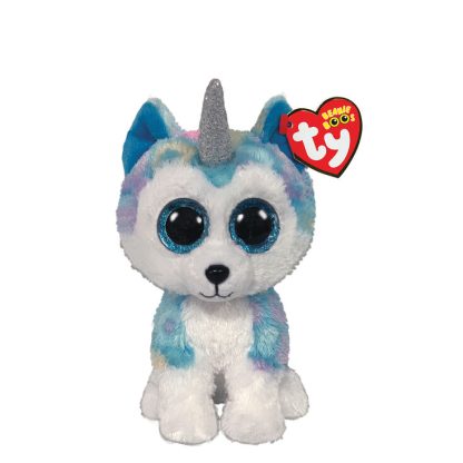 Helena the Husky with Horn Small beanie boo