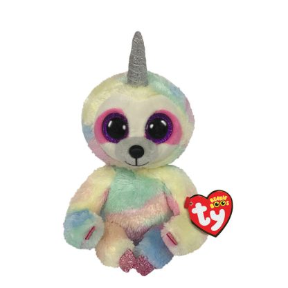 Cooper the Sloth w/horn  Beanie Boo SMALL
