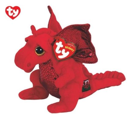 Y Ddraig Goch Wales Beanie Boo Small