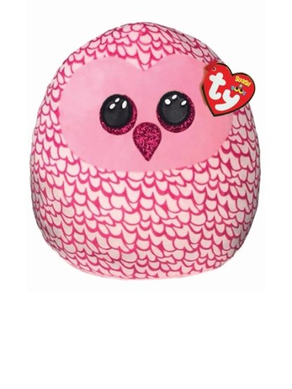 Pinky Owl Squishy Beanie Ty
