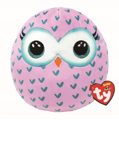 Winks Owl Squishy Beanie Ty